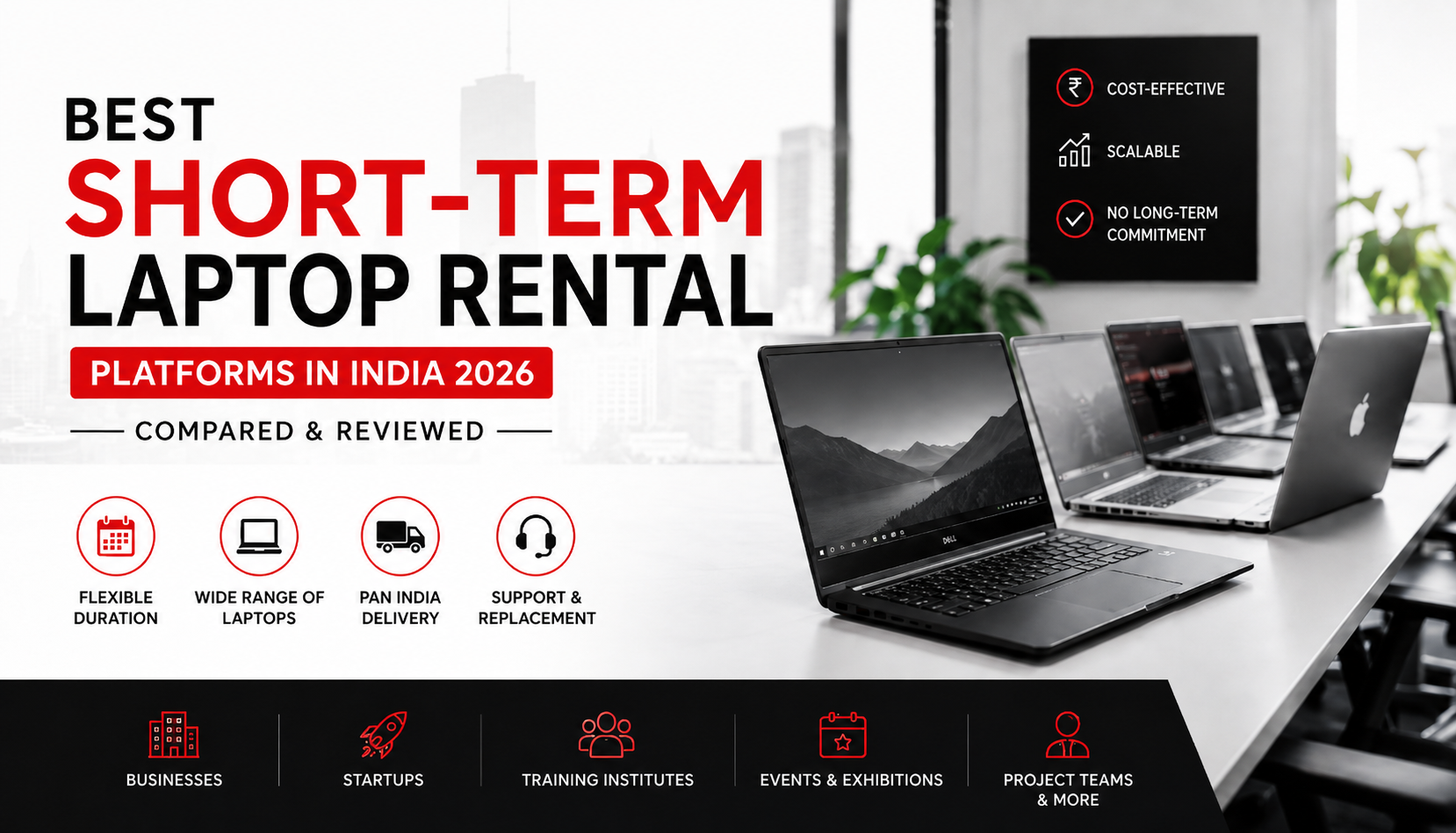 Short-Term Laptop Rental Platforms in India 2026