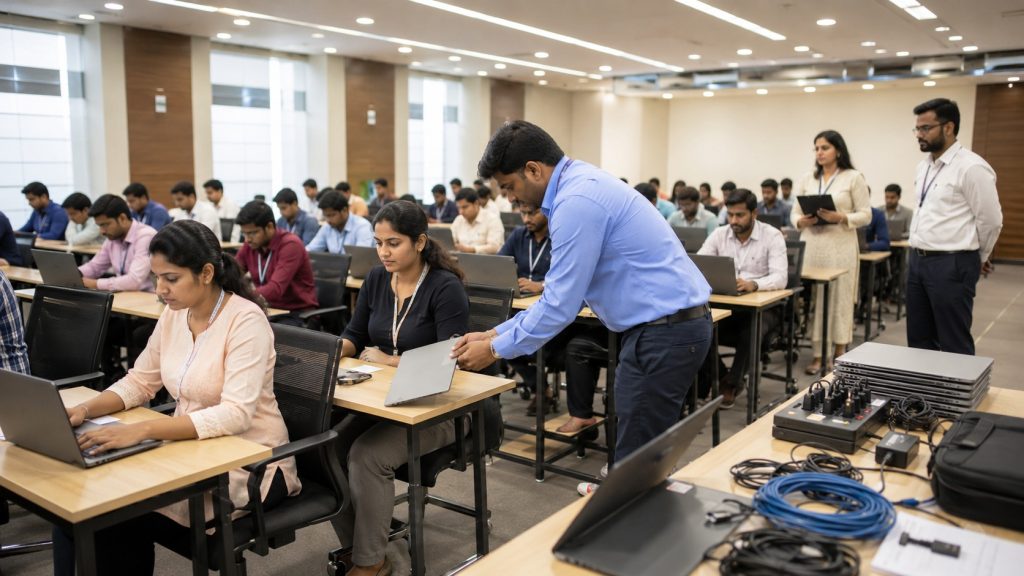 Technical Support During the Hiring Event