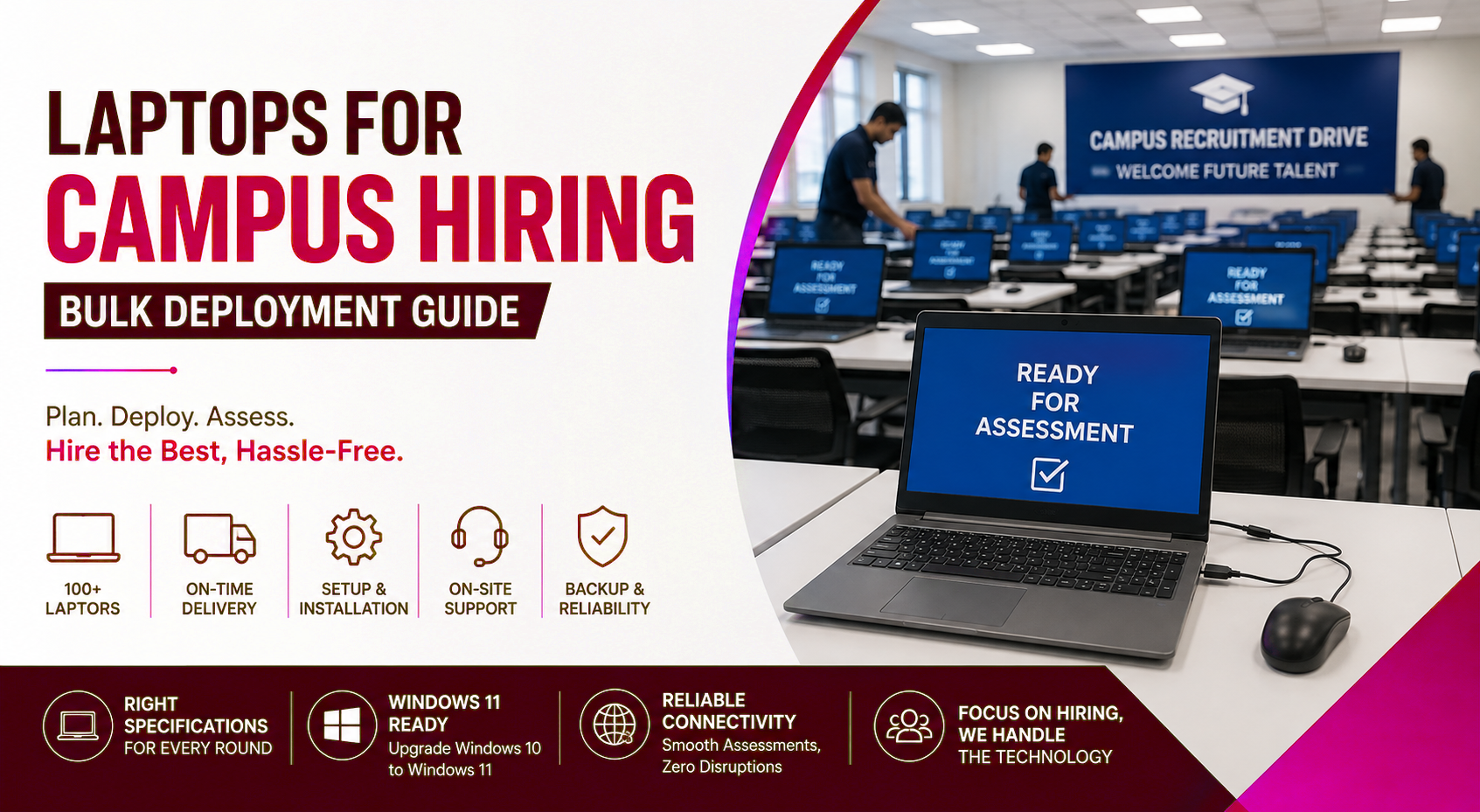 Laptops for Campus Hiring: Bulk Deployment Guide