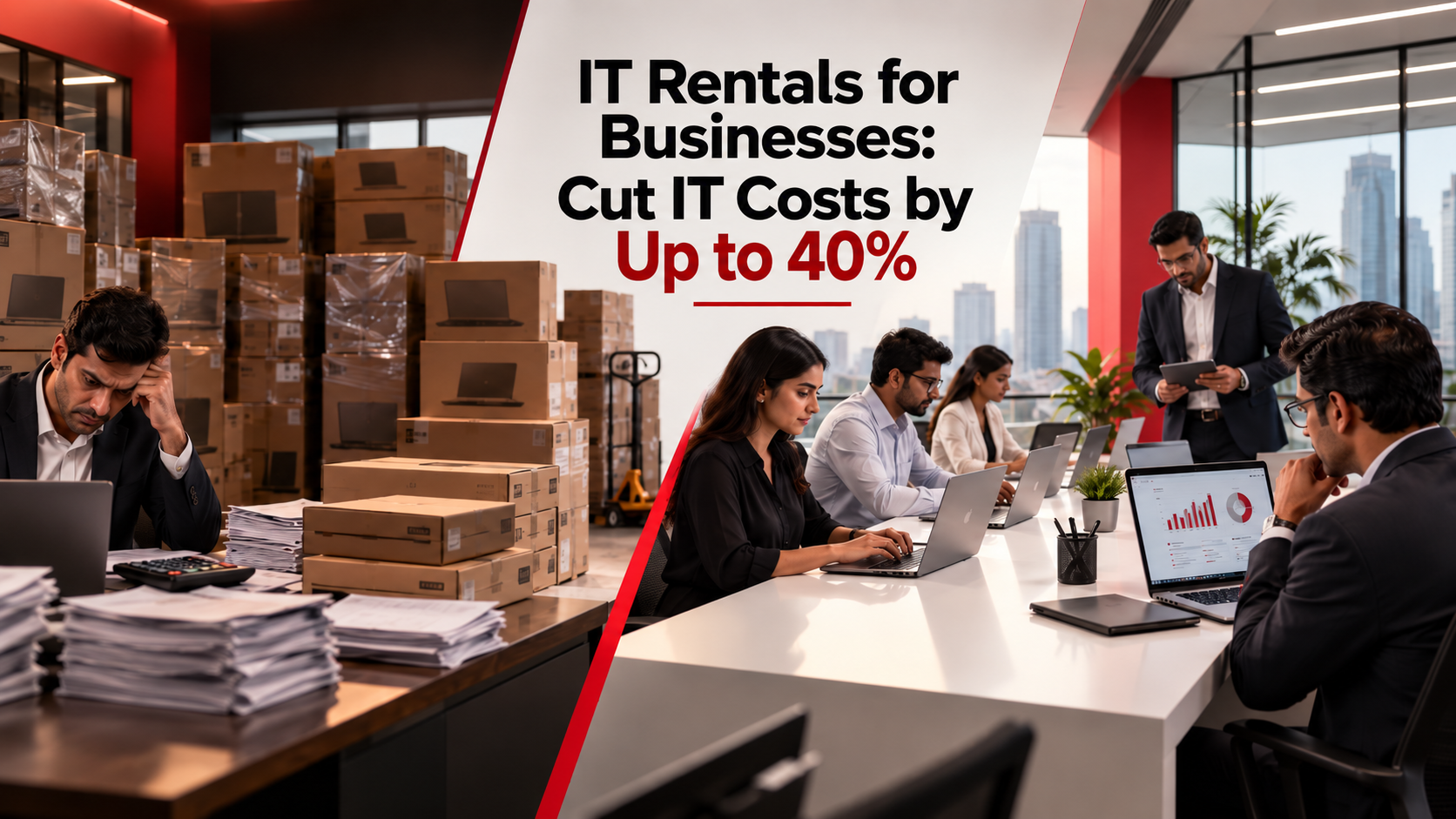 IT Rentals for Businesses: Cut IT Costs by Up to 40%
