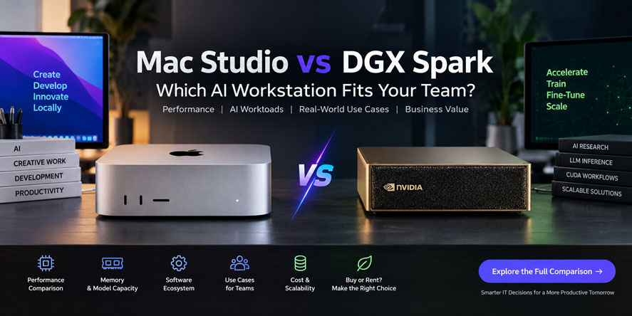 Mac Studio vs DGX Spark: Best AI Workstation for Teams